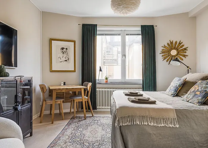 Stylish Studio In Central Soedermalm On Mariaberget